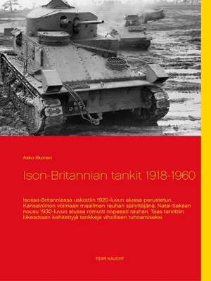cover image of Ison-Britannian tankit 1918-1960